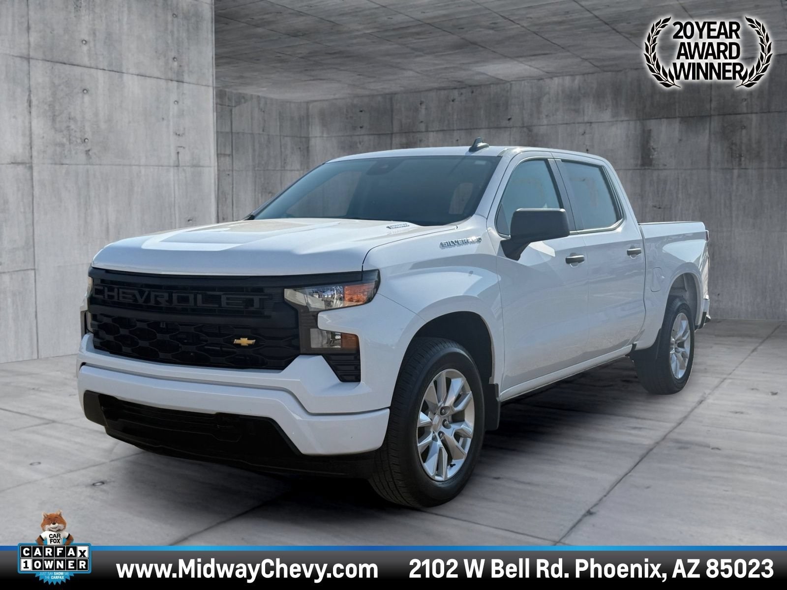 Summit White 2026 Chevrolet Silverado 1500 Pickup Truck 4X2 Automatic