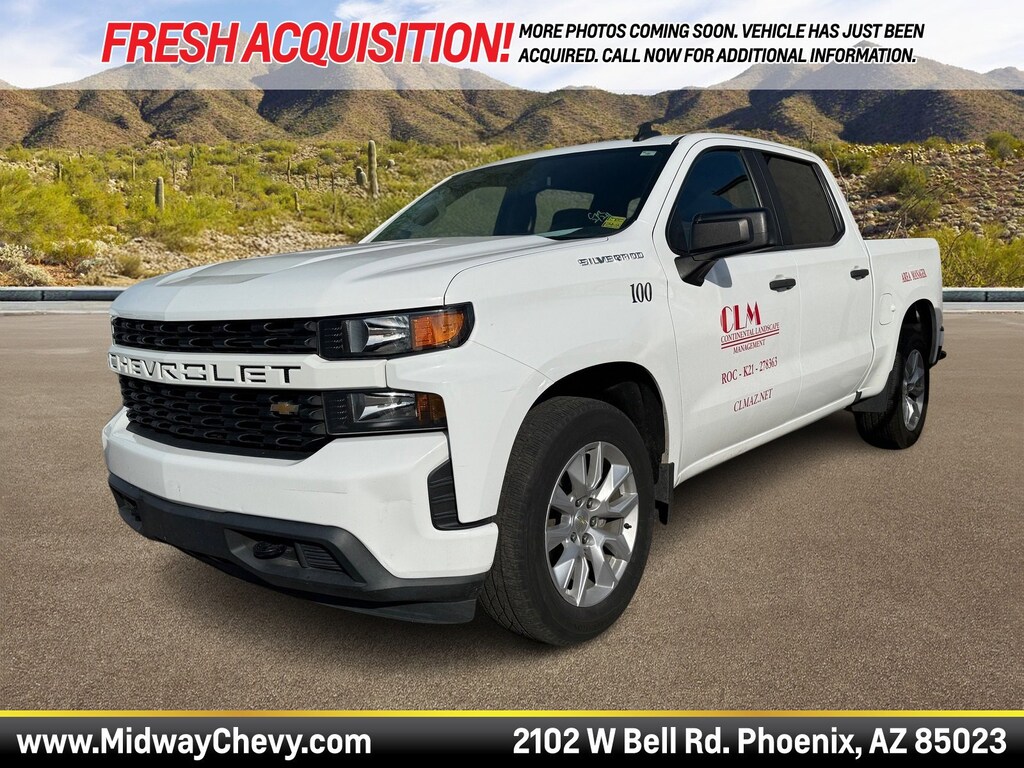 Used 2021 Chevrolet Silverado 1500 Custom Truck Crew Cab