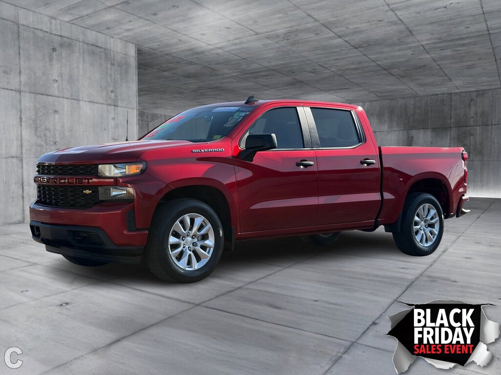Certified 2021 Chevrolet Silverado 1500 Custom Truck Crew Cab