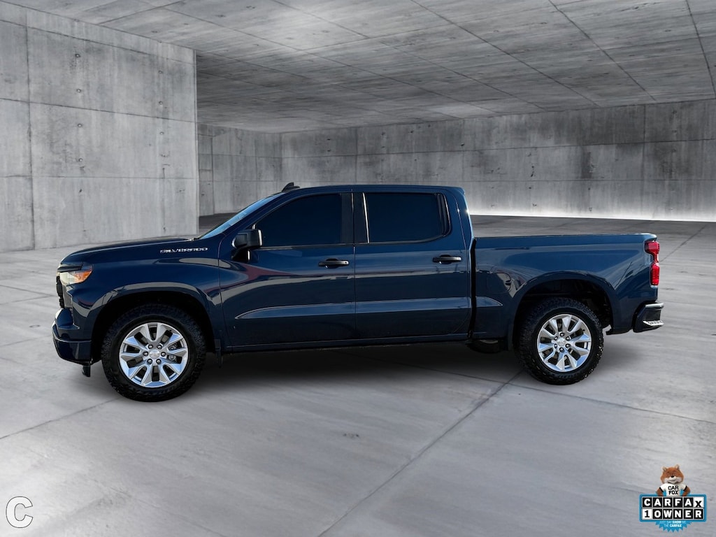 Certified 2022 Chevrolet Silverado 1500 Custom Truck Crew Cab