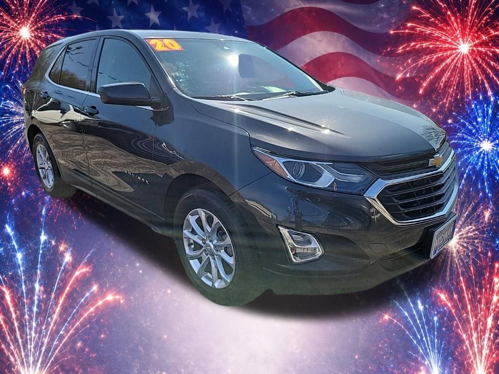 Used 2020 Chevrolet Equinox LT with VIN 2GNAXKEV8L6144589 for sale in Orwell, OH