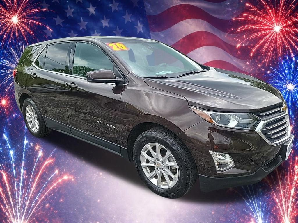 Used 2020 Chevrolet Equinox LT with VIN 2GNAXKEV7L6101264 for sale in Orwell, OH
