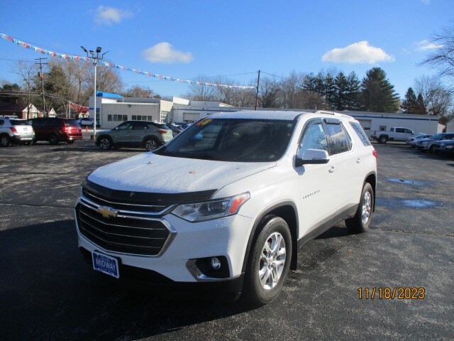 Used 2018 Chevrolet Traverse 1LT with VIN 1GNEVGKW2JJ191215 for sale in Orwell, OH