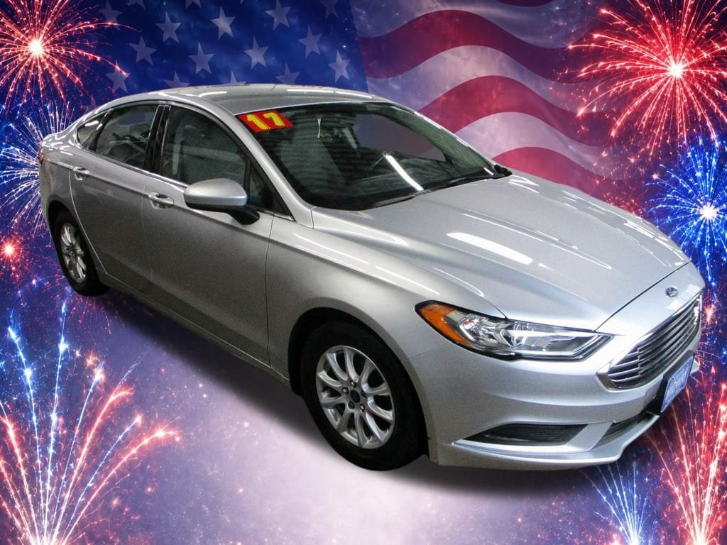 Used 2017 Ford Fusion S with VIN 3FA6P0G73HR267384 for sale in Orwell, OH