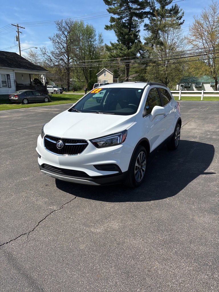 Certified 2022 Buick Encore Preferred with VIN KL4CJESM3NB566201 for sale in Orwell, OH