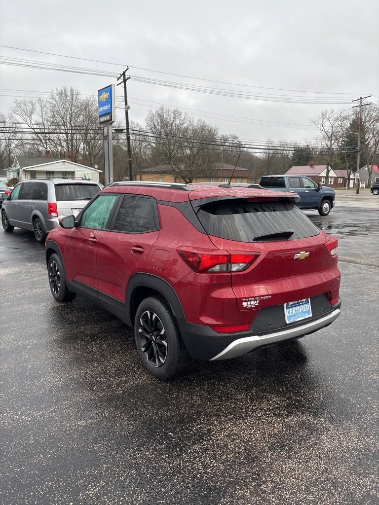 Certified 2021 Chevrolet Trailblazer LT with VIN KL79MPS22MB035570 for sale in Orwell, OH