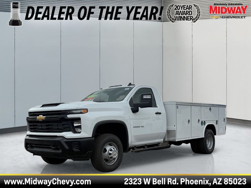 New 2025 Chevrolet Silverado 3500HD CC Work Truck Regular Cab Chassis-Cab