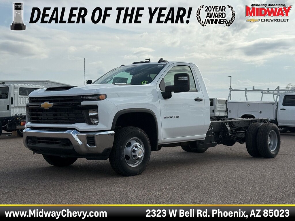 New 2026 Chevrolet Silverado 3500HD CC Work Truck Regular Cab Chassis-Cab
