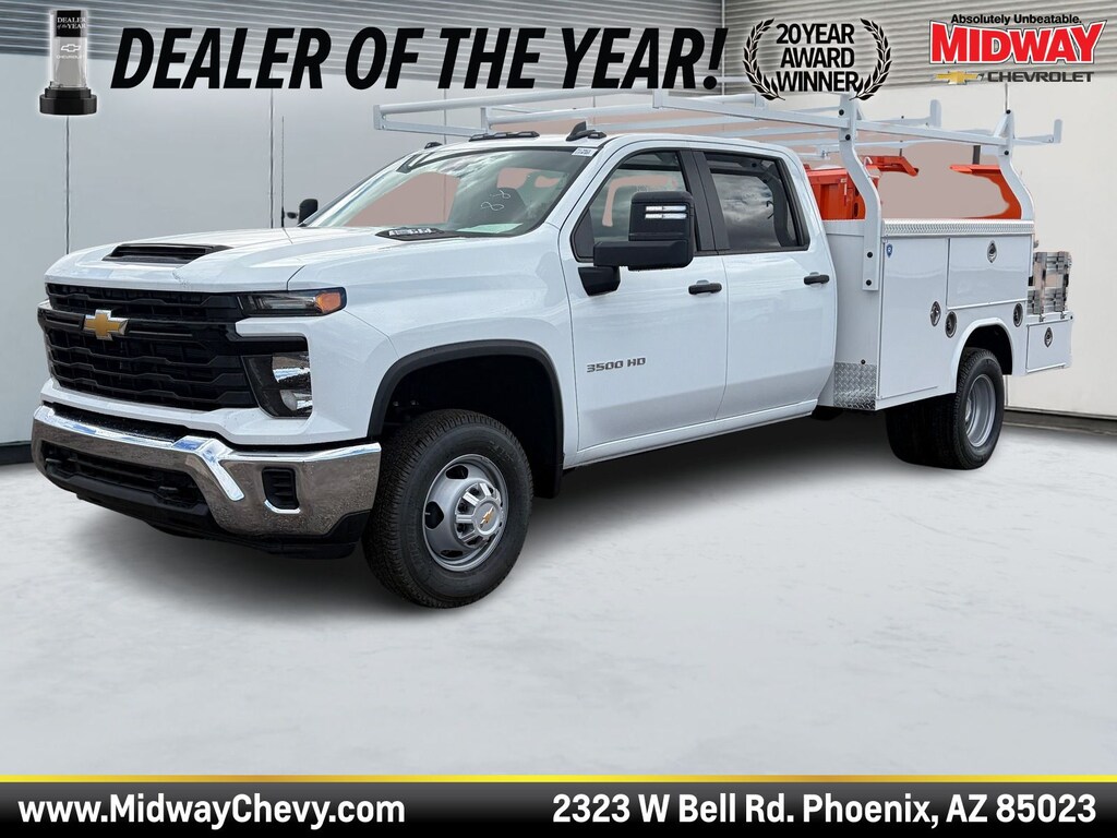 New 2026 Chevrolet Silverado 3500HD CC Work Truck Crew Cab Chassis-Cab