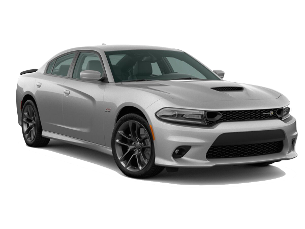 A silver 2020 Dodge Charger R/T Scat Pack