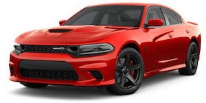 2019 Dodge Charger SRT Hellcat A red 2019 Dodge Charger Hellcat