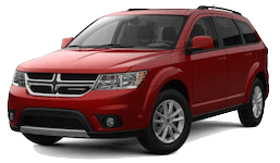 Dodge Journey A red Dodge Journey