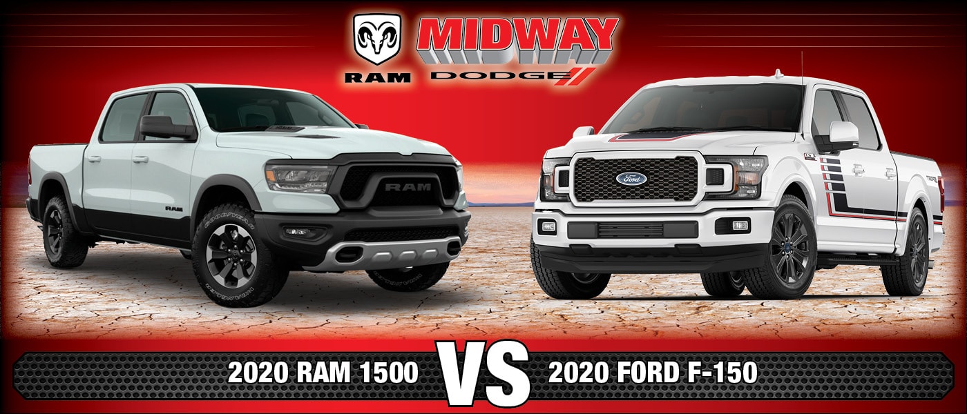 2020 Ram 1500 vs. Ford F-150 | Pickup Truck Comparison