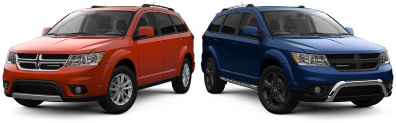 difference between dodge journey sxt and crossroad