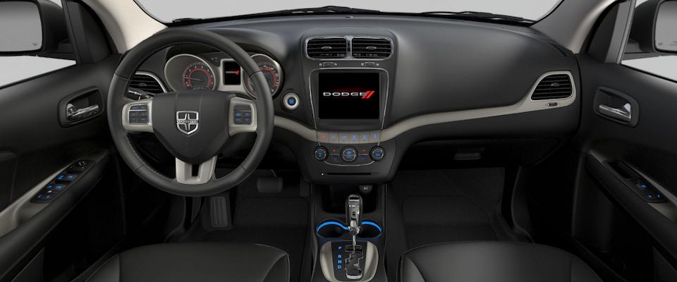 The dashboard of the 2019 Dodge Journey