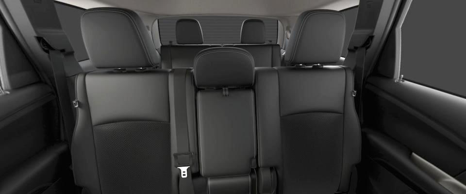 The seating arrangement of the 2019 Dodge Journey