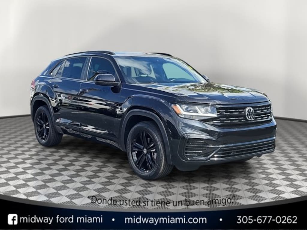 Certified 2023 Volkswagen Atlas Cross Sport 3.6 V6 SEL R-Line Black SUV