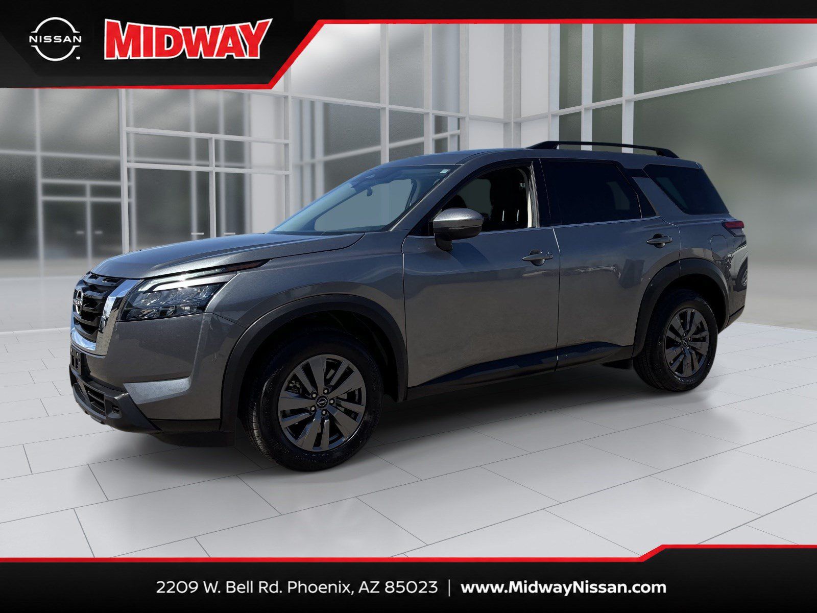 Gray (Gun Metallic) 2025 Nissan Pathfinder SUV / Crossover Front-Wheel Drive 9-Speed Automatic