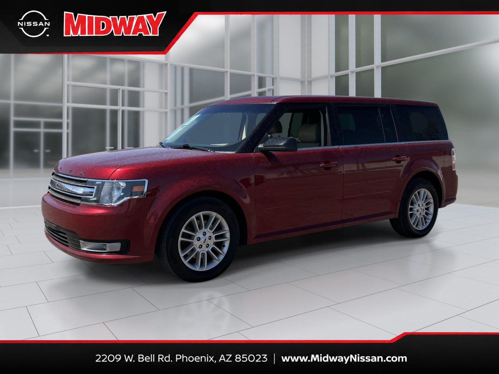 Ruby Red Metallic 2013 Ford Flex SUV / Crossover Front-Wheel Drive 6-Speed Automatic
