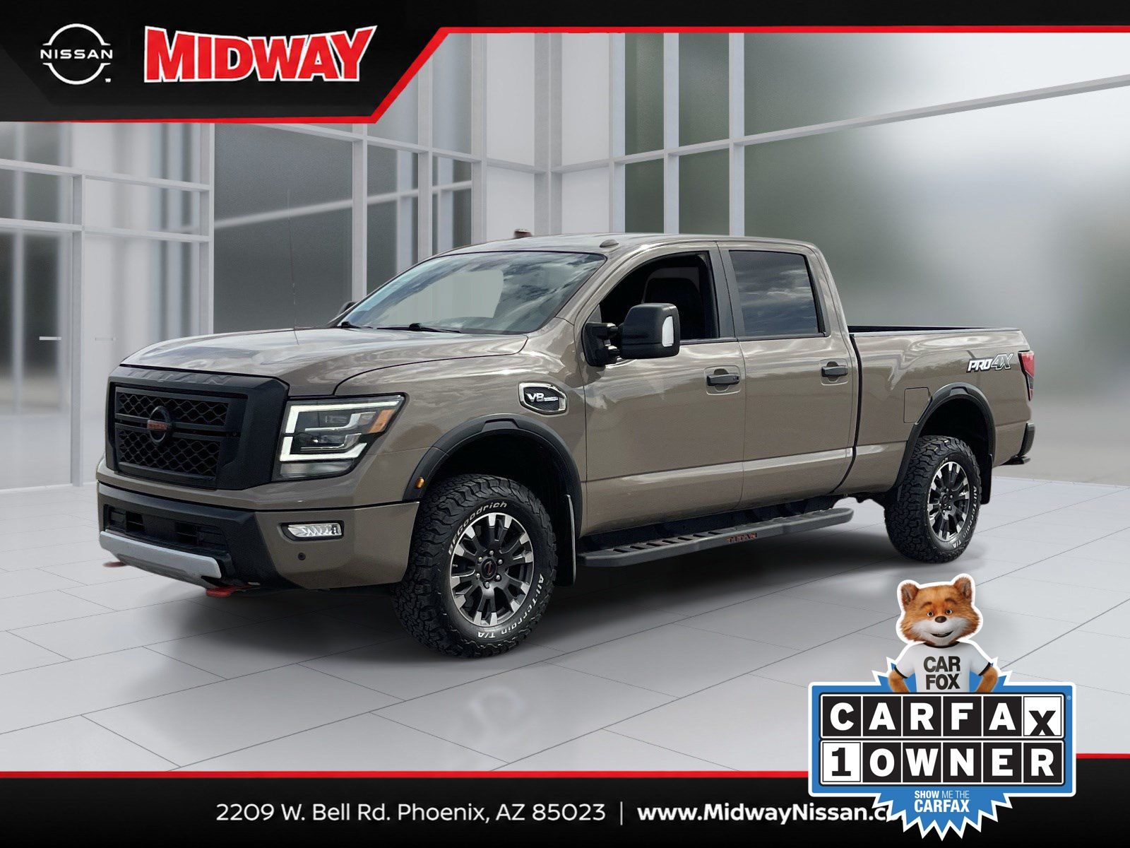 Baja Storm 2021 Nissan Titan Pickup Truck Four-Wheel Drive 9-Speed Automatic