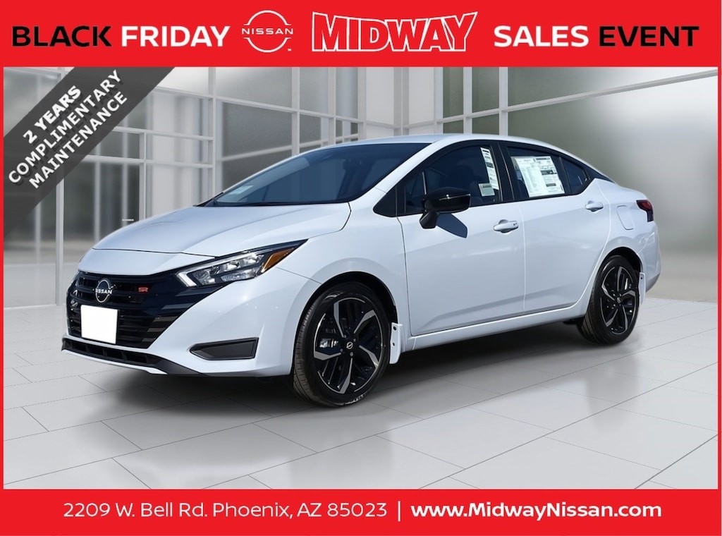 New 2025 Nissan Versa 1.6 SR Sedan