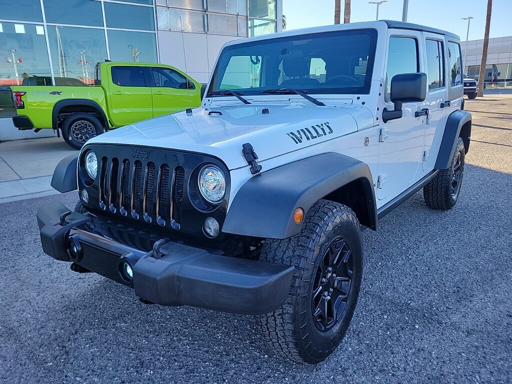 Used 2018 Jeep Wrangler JK Unlimited Willys Wheeler SUV