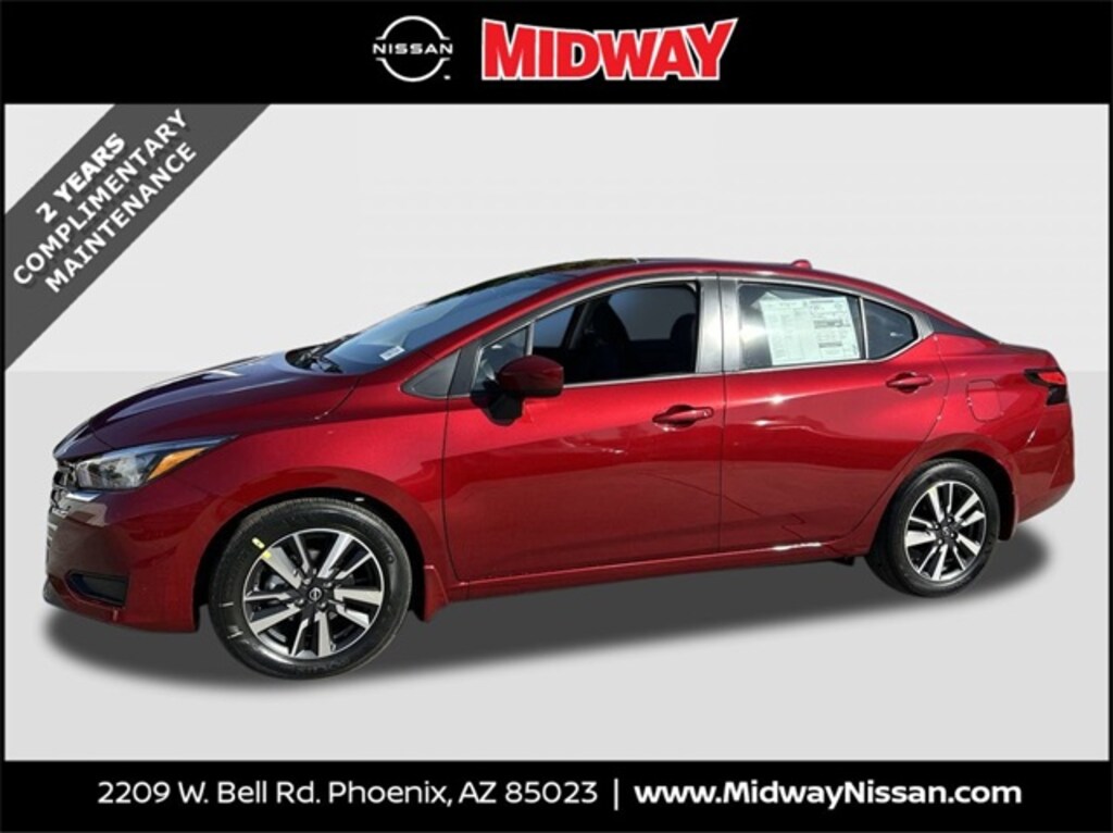 New 2025 Nissan Versa 1.6 SV For Sale in Phoenix AZ SL813816 Phoenix