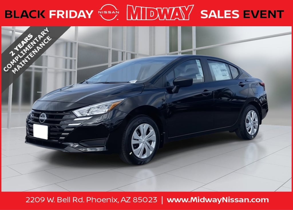 New 2025 Nissan Versa 1.6 S Sedan