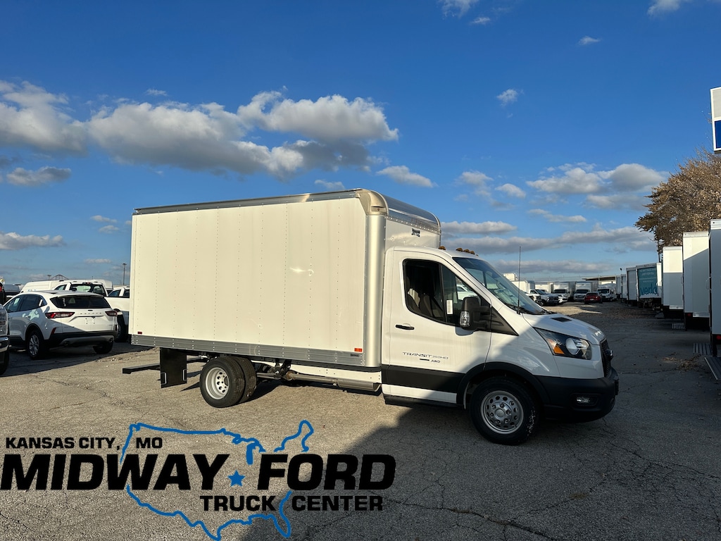 New 2023 Ford Transit-350 AWD Box Truck XL 14ft 14ft Box Truck