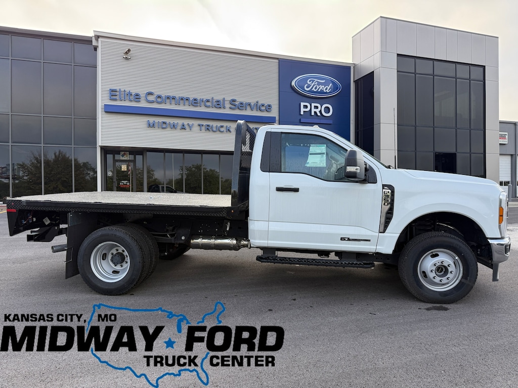 New 2025 Ford F-350 9FT Flatbed XL Truck