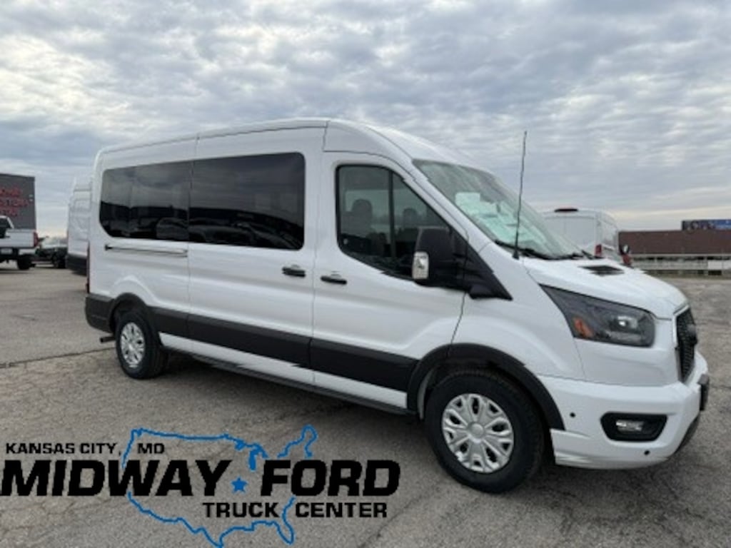 New 2026 Ford Transit-350 Passenger XLT 15 Passenger Mid Roof Van