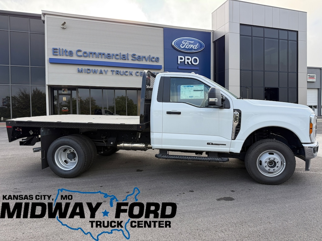 New 2025 Ford F-350 9FT Flatbed XL Truck