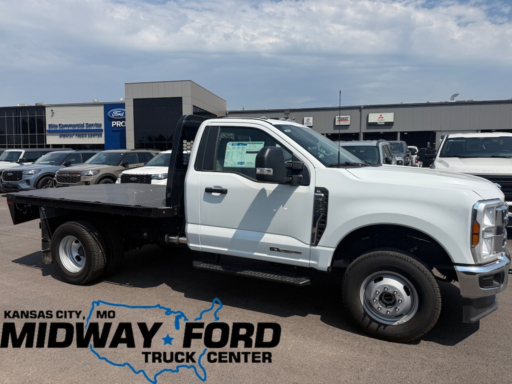 New 2025 Ford F-350 9FT Flatbed XL Pickup