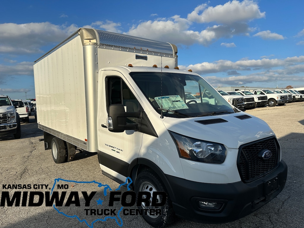 New 2023 Ford Transit-350 AWD Box Truck XL 14ft 14ft Box Truck