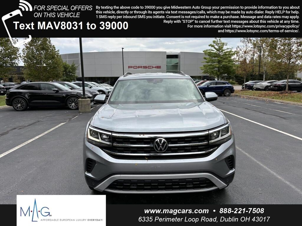 Used 2022 Volkswagen Atlas 3.6L V6 SE w/Technology Sport Utility