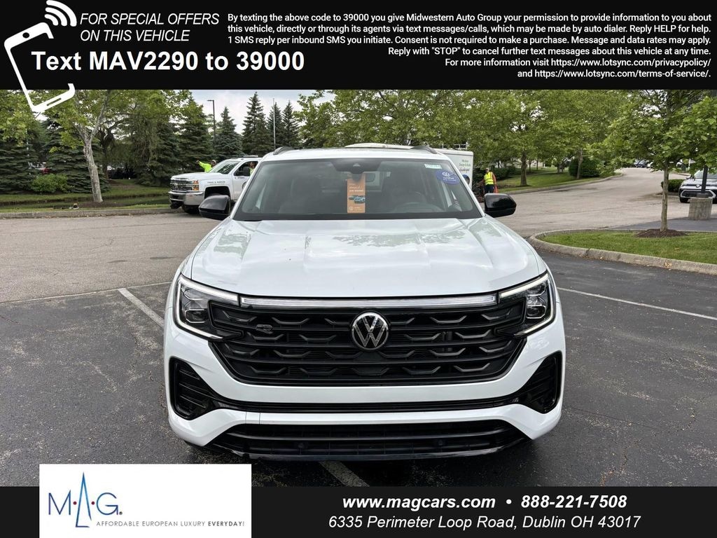 Certified 2025 Volkswagen Atlas Cross Sport 2.0T SEL R-Line Black Sport Utility