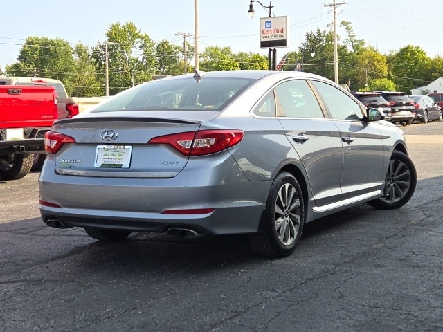 Used 2015 Hyundai Sonata Sport with VIN 5NPE34AF0FH106516 for sale in Rockville, IN