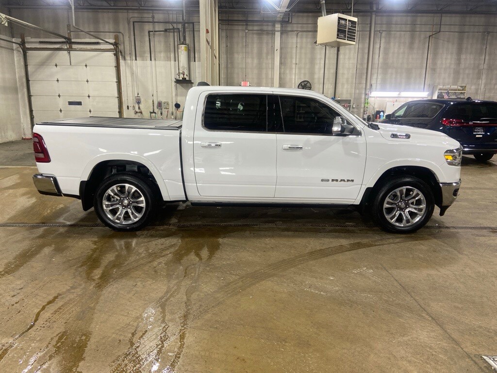 Bright White Used 2020 Ram 1500 Longhorn For Sale Logansport IN