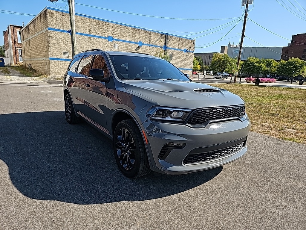 Used 2021 Dodge Durango GT Plus with VIN 1C4RDJDG3MC805908 for sale in Logansport, IN