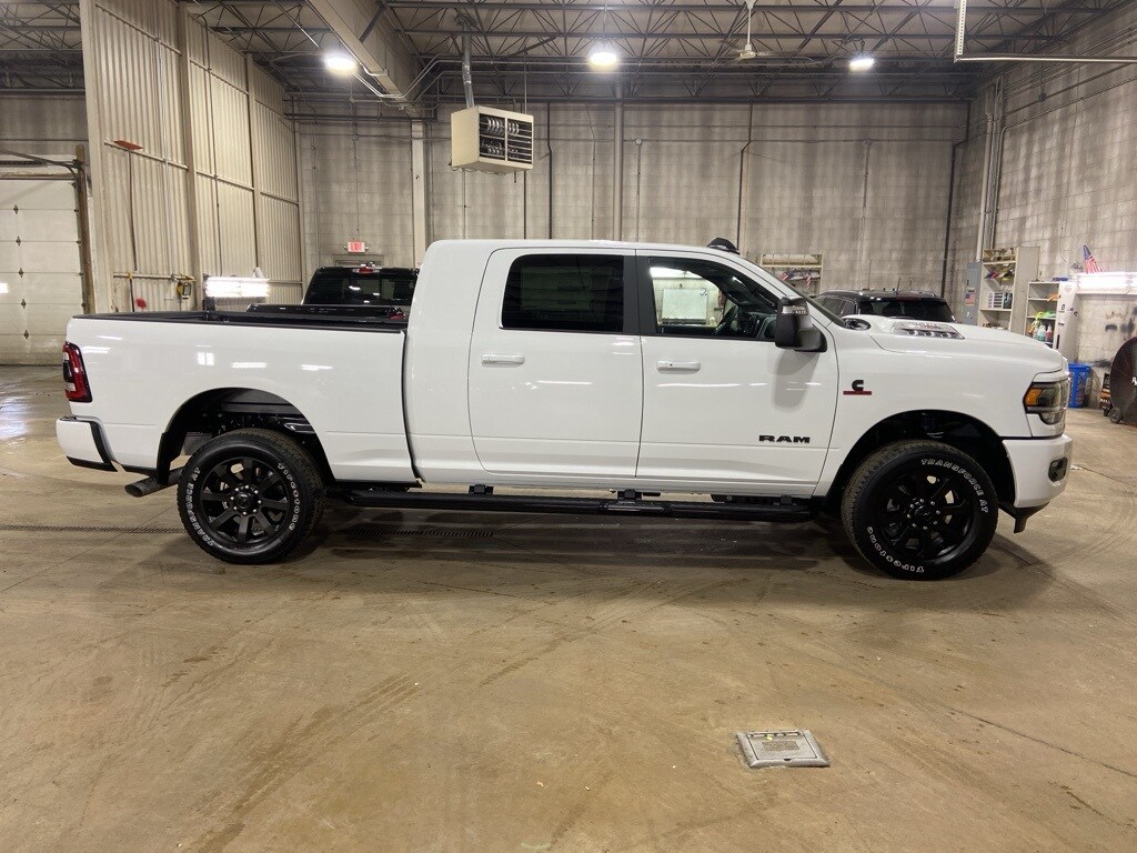 Bright White Clearcoat New 2024 Ram 2500 LARAMIE MEGA CAB 4X4 6'4 BOX For Sale Logansport IN