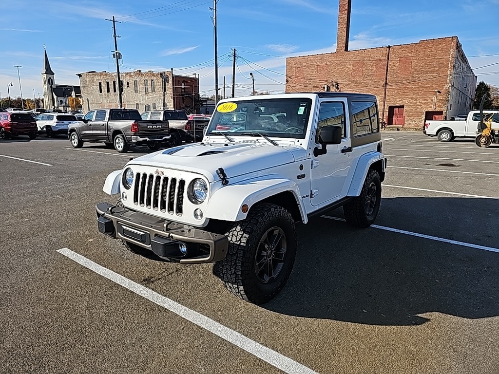 Used 2016 Jeep Wrangler 75th Anniversary Edition with VIN 1C4AJWBG6GL322178 for sale in Logansport, IN