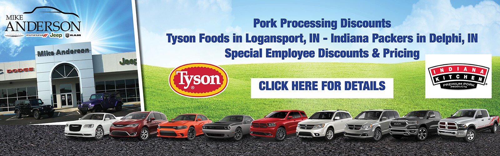 Mike Anderson Chrysler Dodge Jeep Ram of Logansport New Dodge, Jeep
