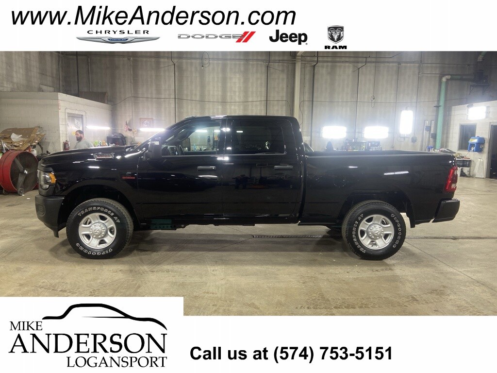 Diamond Black Crystal Pearlcoat New 2024 Ram 3500 TRADESMAN CREW CAB 4X4 6'4 BOX For Sale