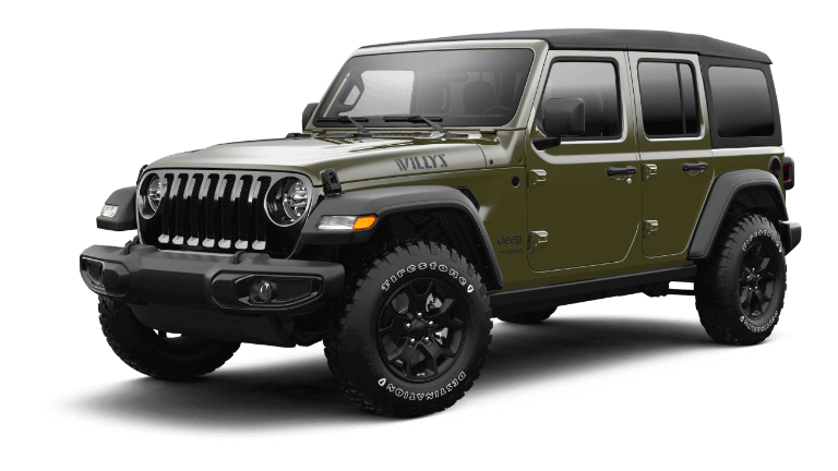 2021 Jeep Wrangler Willys - Sarge Green