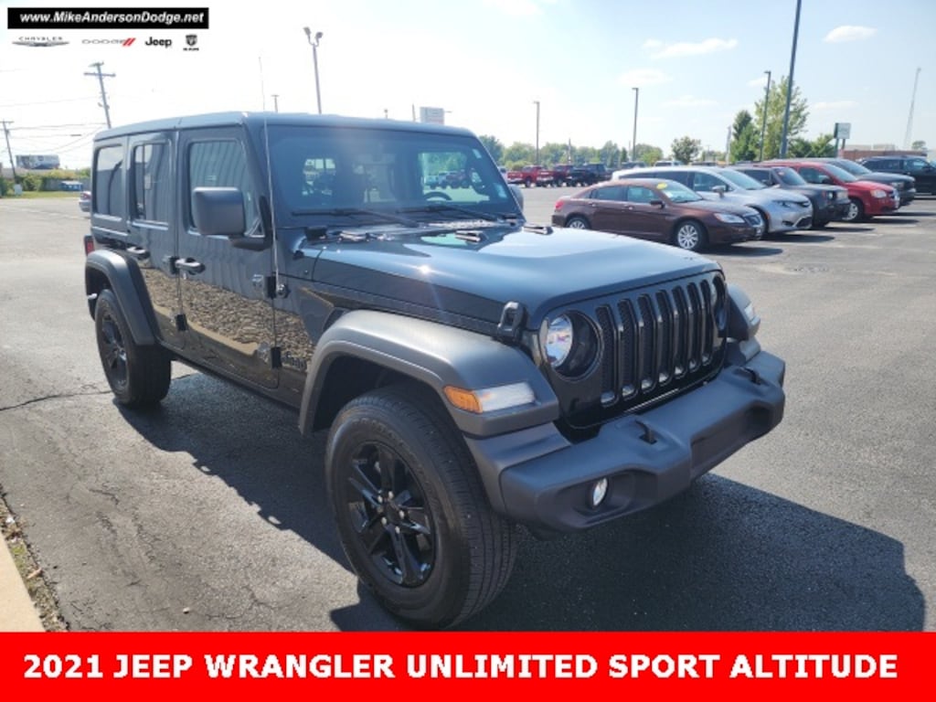 Used 2021 Jeep Wrangler Unlimited Sport Altitude SUV