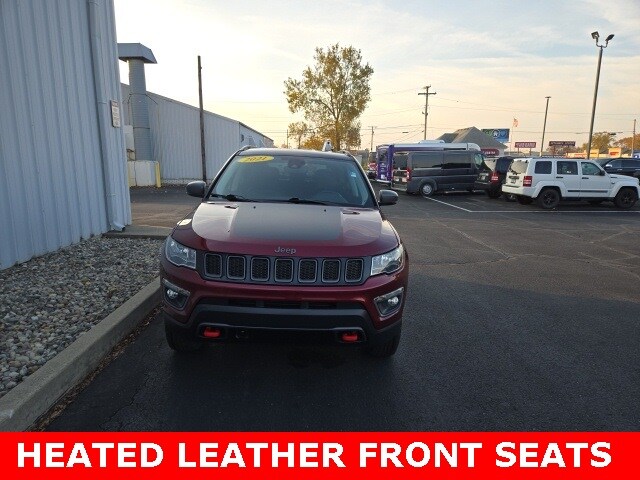 Used 2021 Jeep Compass Trailhawk with VIN 3C4NJDDB2MT516925 for sale in Marion, IN