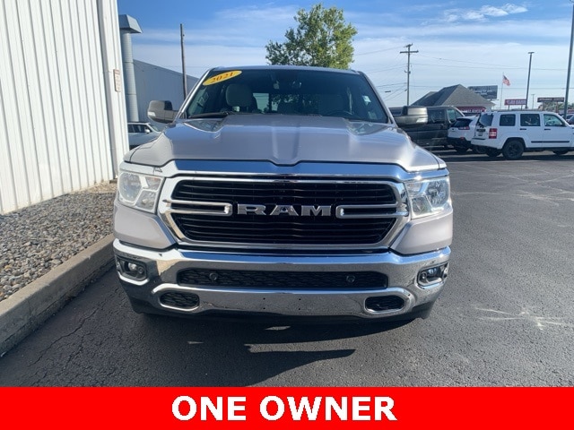 Used 2021 RAM Ram 1500 Pickup Big Horn/Lone Star with VIN 1C6SRFFT9MN634183 for sale in Marion, IN