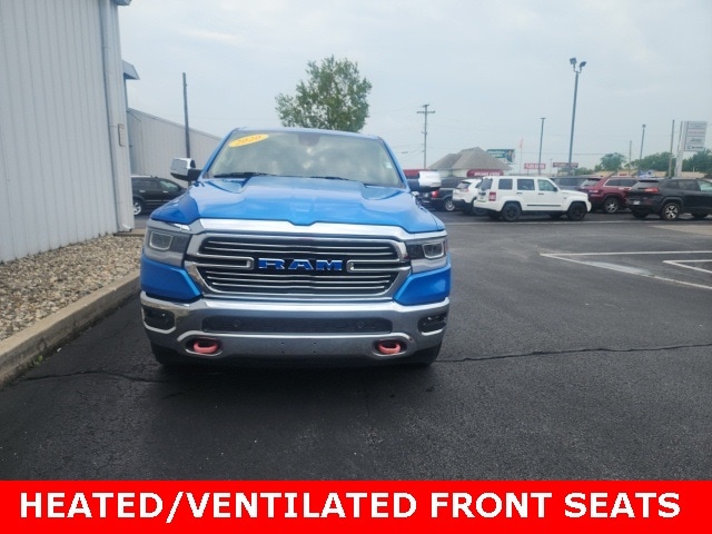 Used 2020 RAM Ram 1500 Pickup Laramie with VIN 1C6SRFJT6LN324708 for sale in Marion, IN