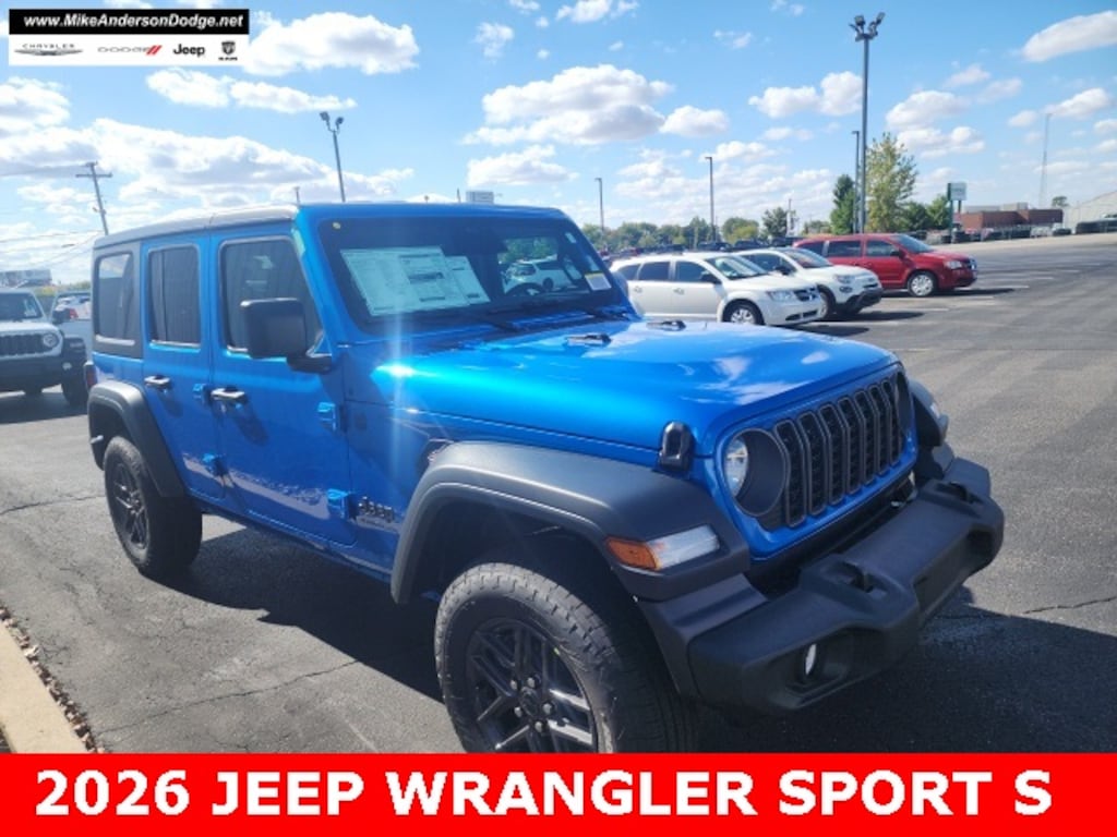 New 2026 Jeep Wrangler 4-DOOR SPORT S Sport Utility