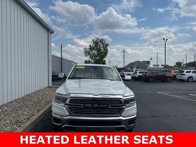 Used 2019 RAM Ram 1500 Pickup Laramie with VIN 1C6SRFJTXKN637548 for sale in Marion, IN